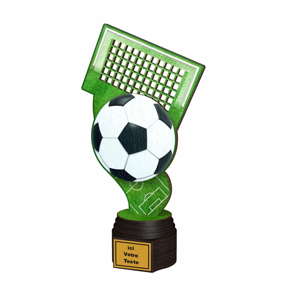 RARE Trophée Bois football JUVENTUS Italie
