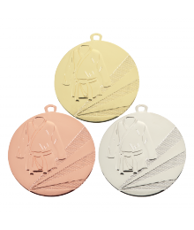 Médaille Frappée 70mm Judo ou Karaté - 7796