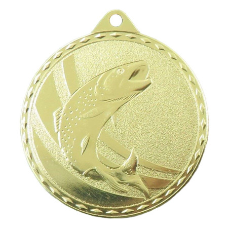 Médaille Frappée 50mm Pêche - CH-IM00663