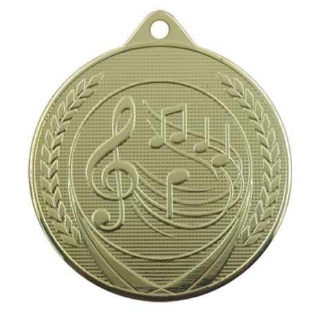Médaille Frappée 50mm Musique - CH-IM00626
