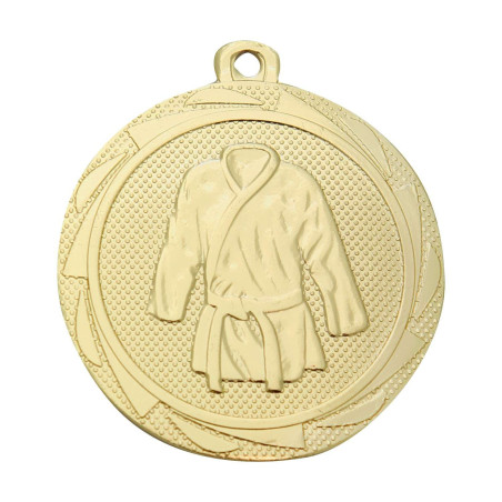 Pack de 50 Médailles frappées Judo 40mm avec rubans offerts - B-BS.ME106