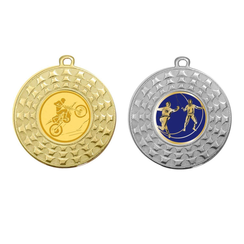 Médaille 50mm avec Pastille - B-ME.107.01C - B-ME.107.02C
